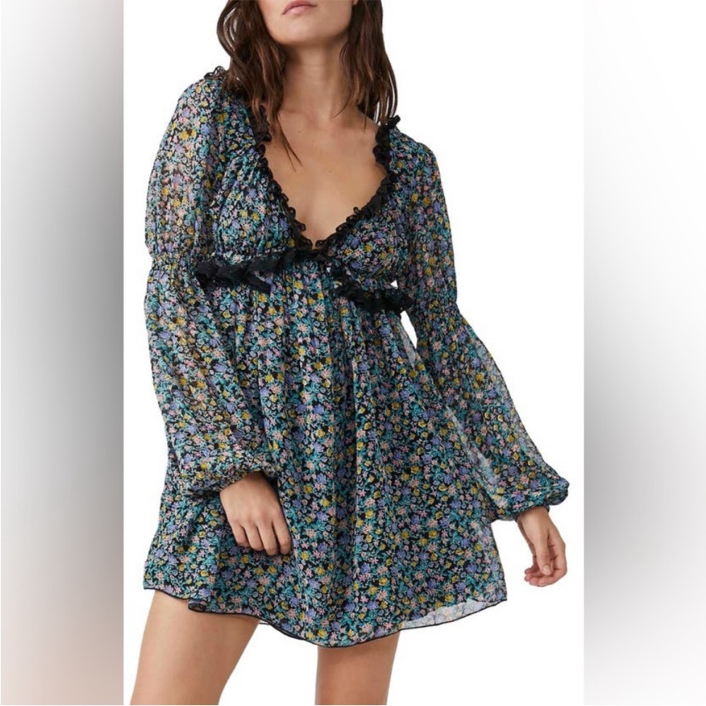💫Free People | NWT Floral Mini Dress